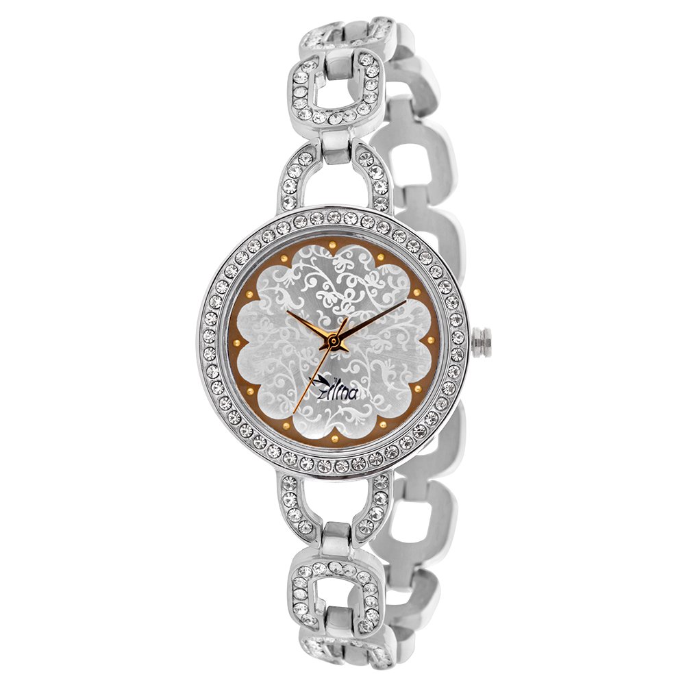 ILINA 326SSCRWWH Analog Multi-Coloured Dial Women's Watch