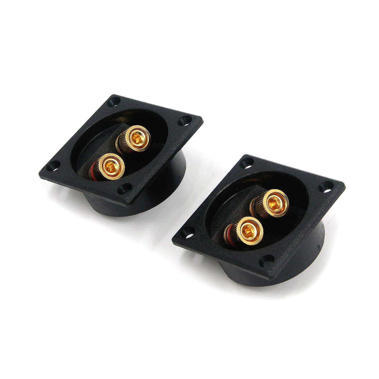 MY MIRONEY 2-Way Speaker Box Terminal Binding Post Cup 2.2" Speaker Box Terminal Cup Home Stereo Screw Cup Connectors Pack of 2 3