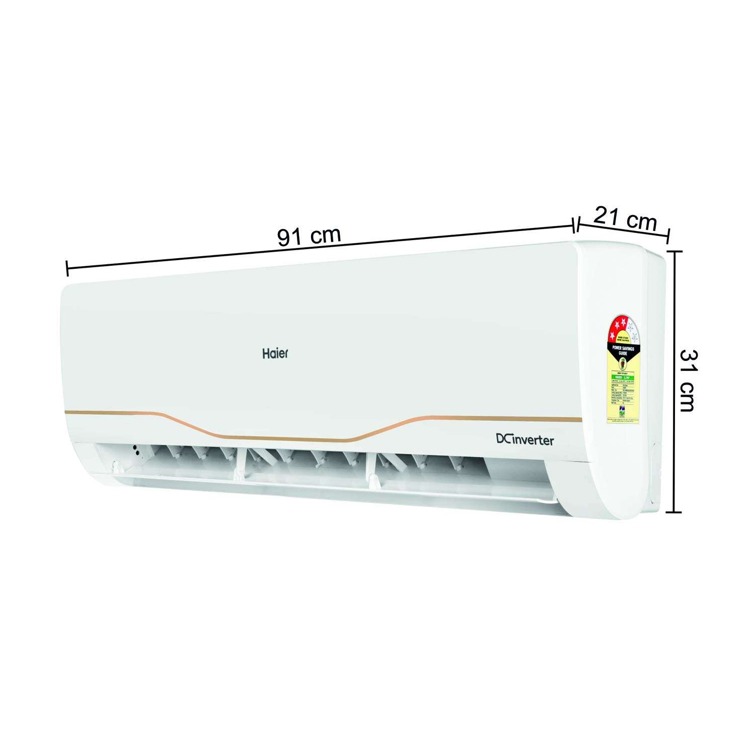 Haier 1.5 Ton 3 Star Inverter Split Air Conditioner (Copper HSU-18NRG3A(DCINV) White) 4