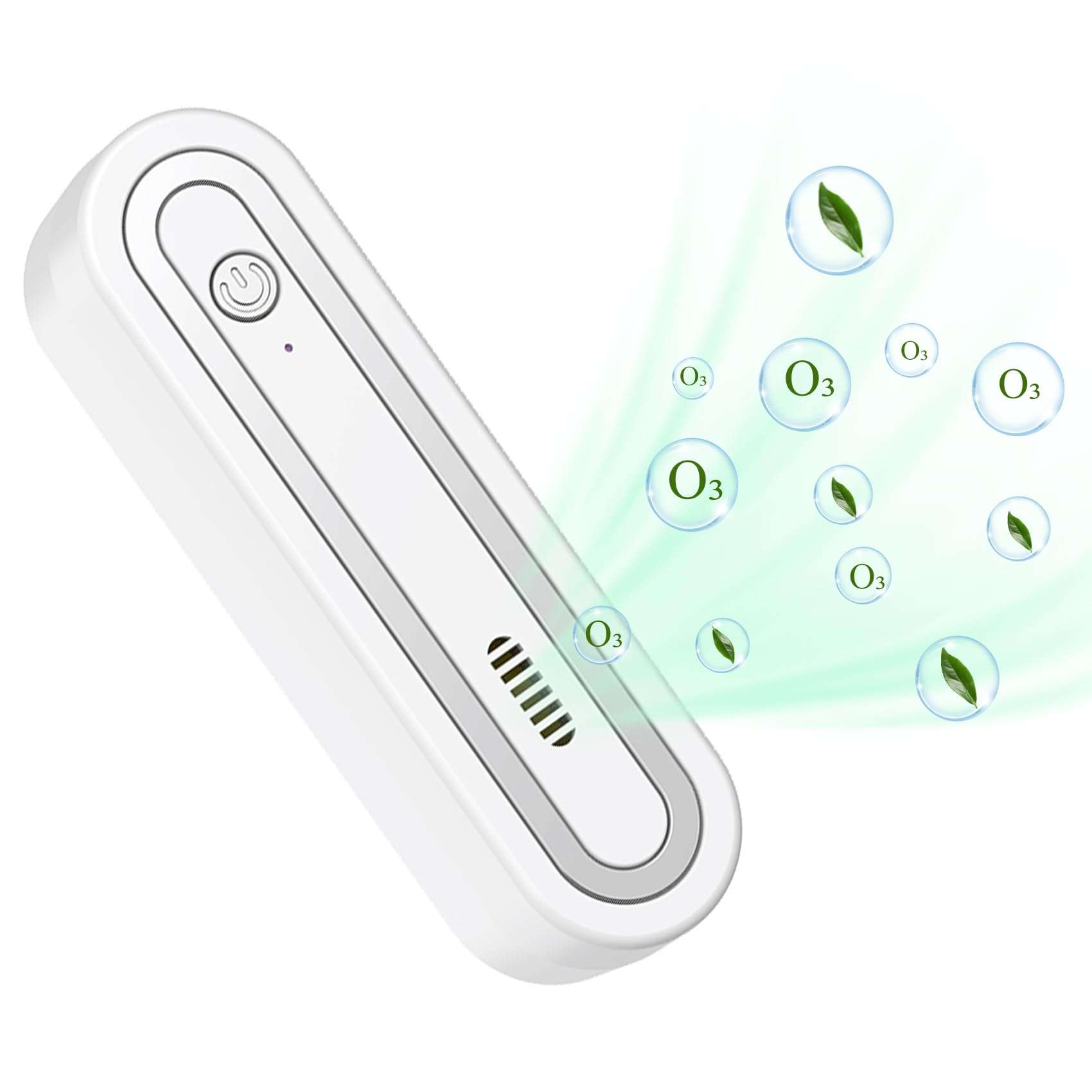 Mini USB Fridge Deodorizer, Portable Rechargeable Refrigerator Deodorizer, Reusable Refrigerator Odor Eliminator Used for Fridge, Car, Closet, Wardrobe 1