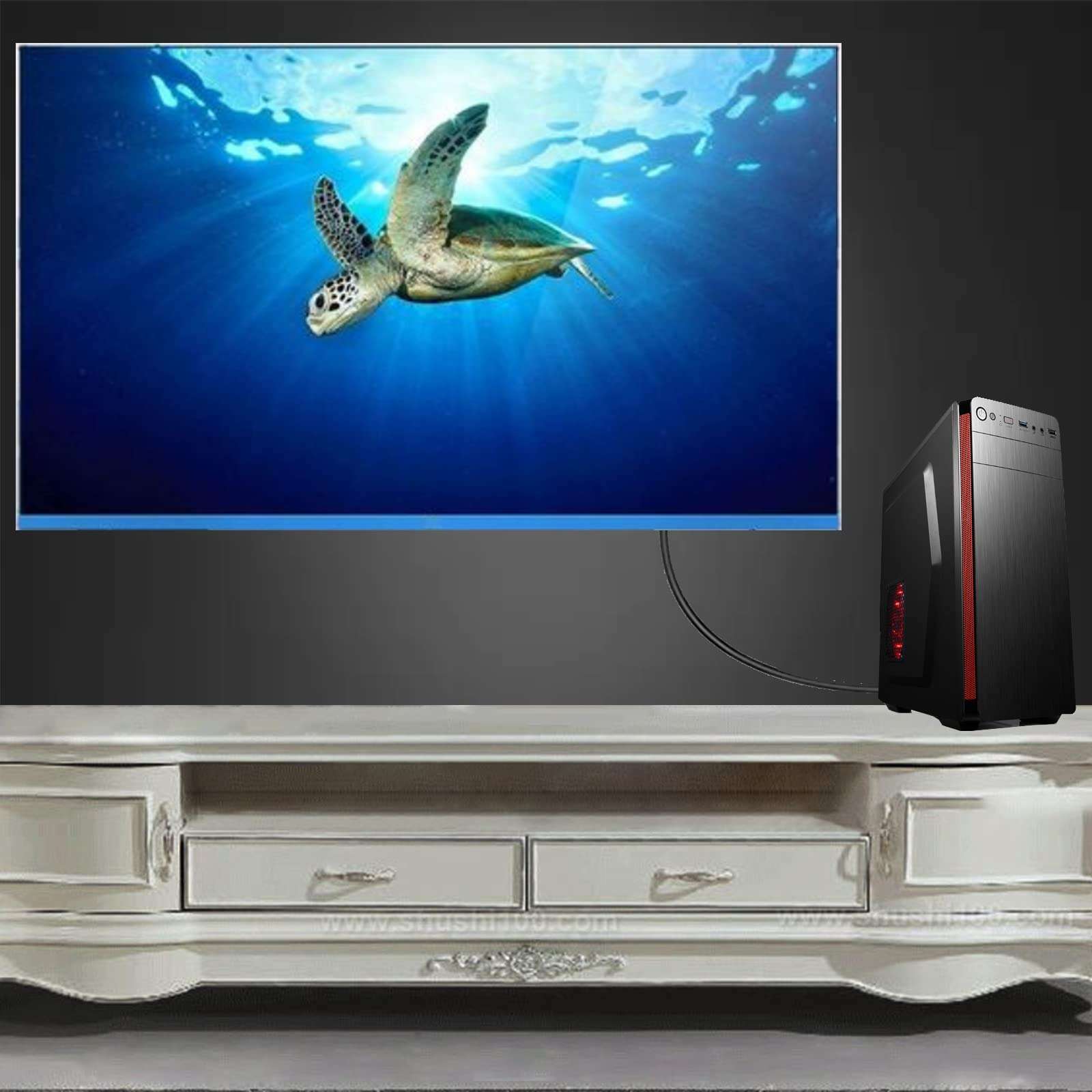 Anbear DisplayPort to Displayport Cable 6 Feet, Gold Plated Display Port to Display Port Cable 4K@60HZ Resolution(Male to Male) for DisplayPort Enabled Desktops and Laptops to Displays 3