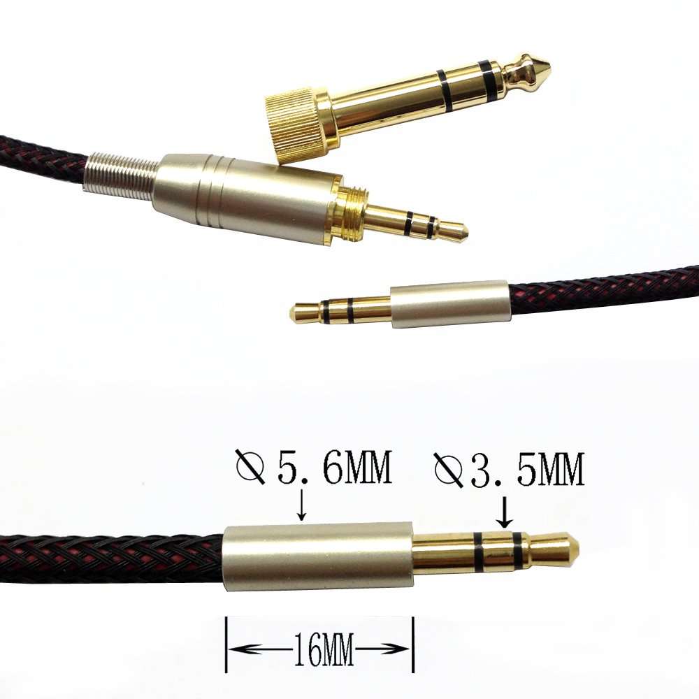 NewFantasia Replacement Audio Upgrade Cable for B&O PLAY by Bang & Olufsen Beoplay H6 / H7 / H8 / H9 / H2 Headphone 1.2meters/4feet 2