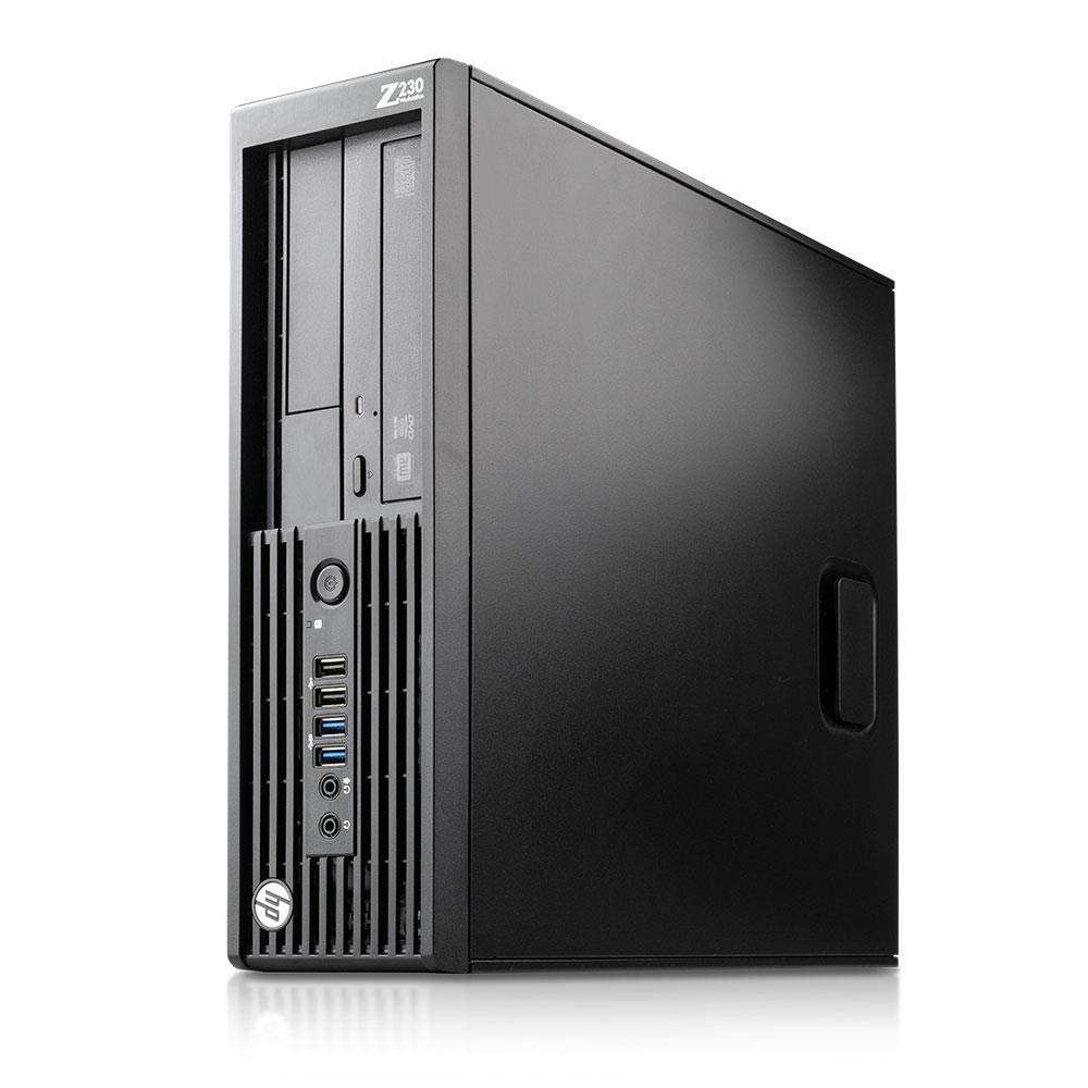 HP Desktop Computer with Windows 10, Workstation Compaq Small Form Factor Elite PC, Quad Core i5-4570 3.20 GHz, 8GB DDR3 RAM, 120GB SSD, DualBand WiFi, DVD-RW, USB 3.0, DisplayPort (Renewed) 1