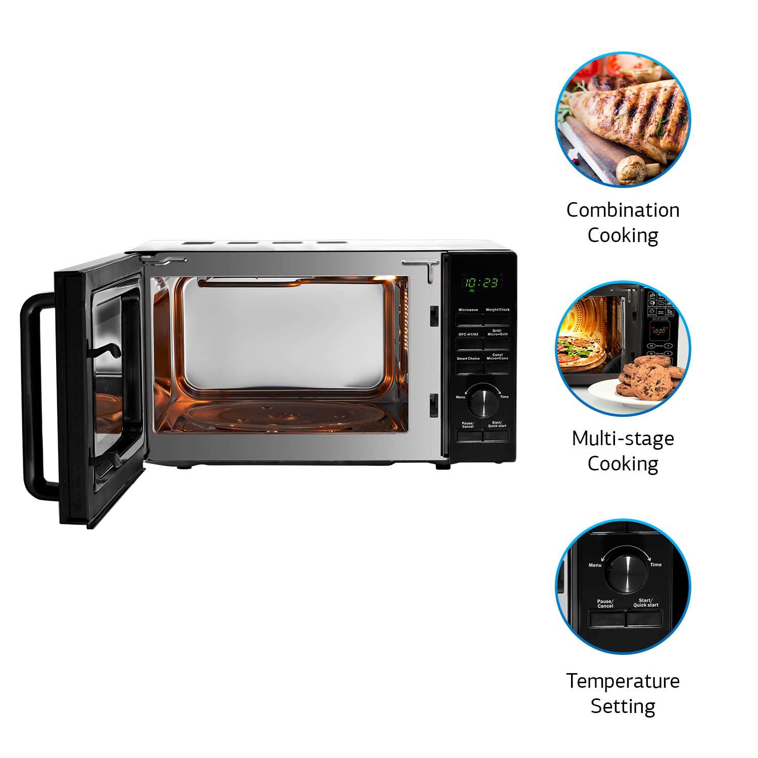 IFB 20 L Convection Microwave Oven (20BC5, Black, With Starter Kit) 4
