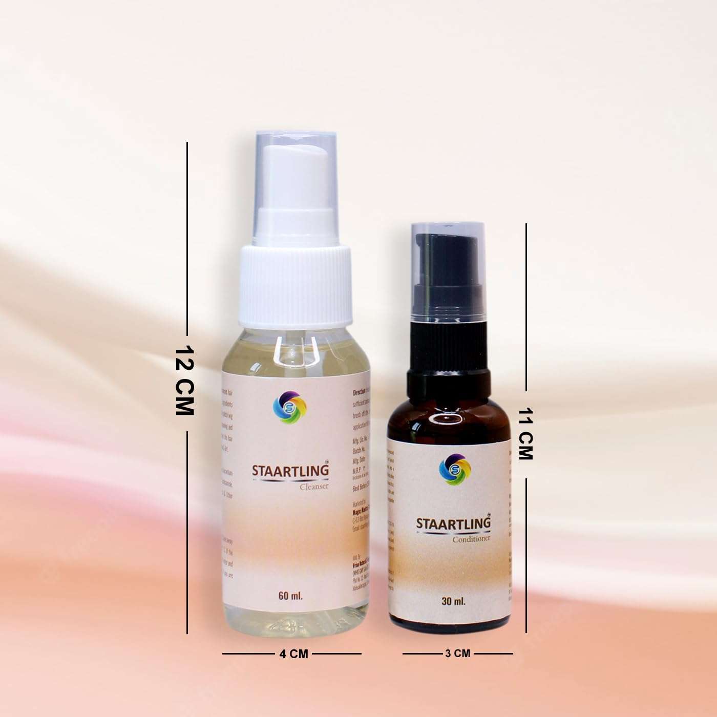 GLAN Staartling Cleanser and Conditioner for Softener and Shiner Human Hair Patch and Extensions for Men and Women Pack of 1 (Small) 3