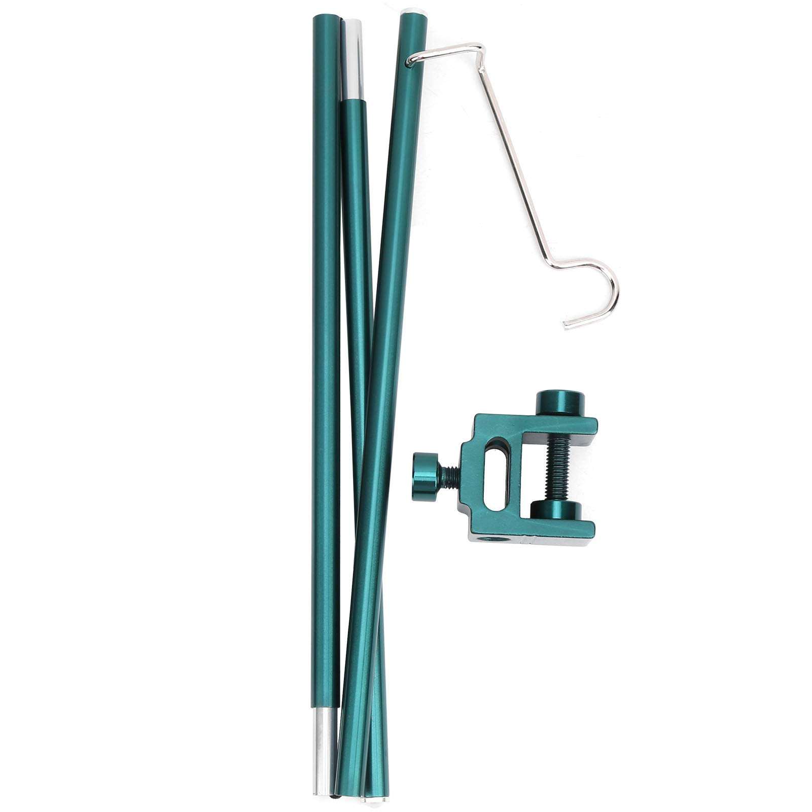 KUIDAMOS Folding Hanging Light Bracket Wide Application Bracket Fold Design Aluminum Alloy,for Mountain Camping 4