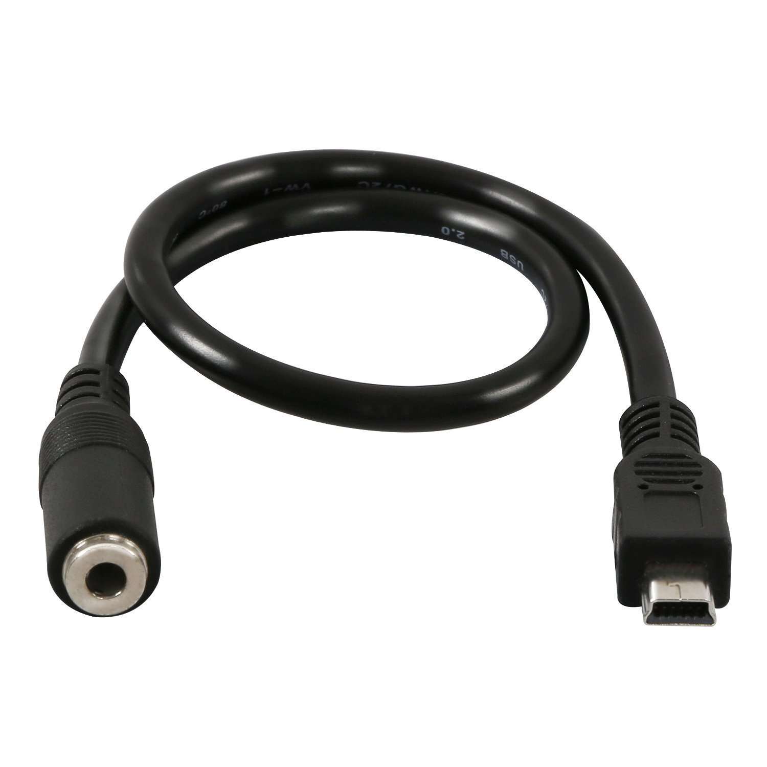 Onvian 3.5mm Female to 5 Pin Mini USB Male Microphone Adapter Cable 5