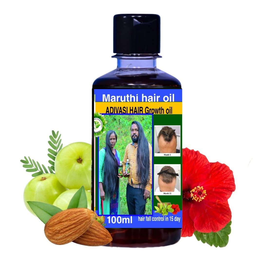 SRI MAHARISHI ADIVASI AYURVEDIC PRODUCTS - HERBAL PRODUCT Maharishi Neelambari Hair Oil (105 Ml) For Men & Women Hair Care Herbal Hair Oil Made By Ayurvedic Herbs 1