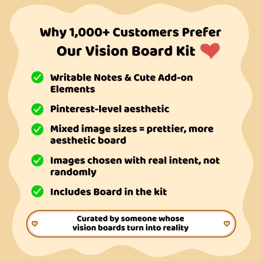 Manifestation Poster | 2026 Vision Board Supplies (200+ Elements, 12 A4 Sheets, A4 Board with Hook) Aesthetic | Life Goals Quotes Daily Affirmations for Women | Manifestation Posters | Manifest Dream Life Poster for Wall 6