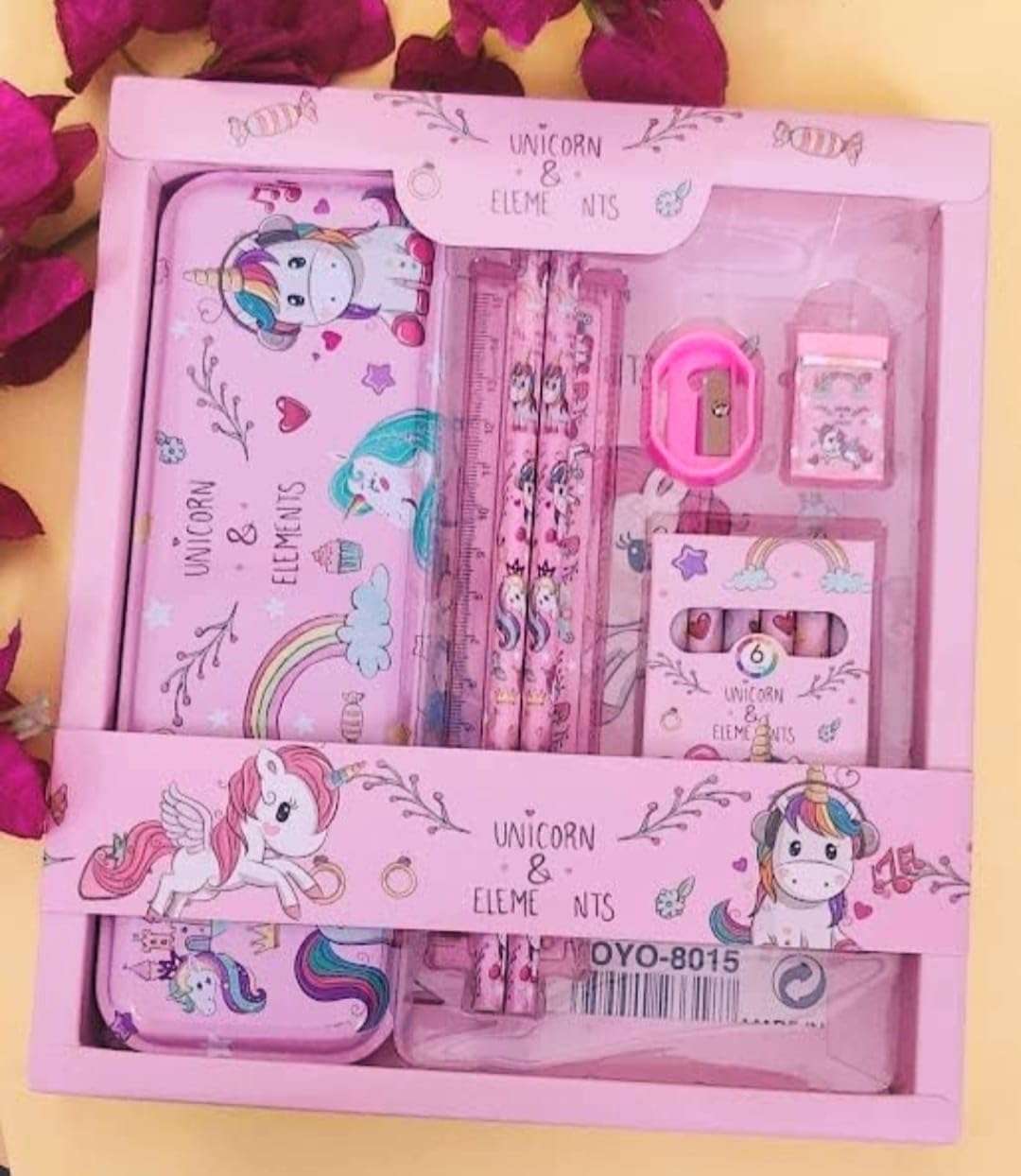 AMANVANI Unicorn Stationary Kit for Boys, Stationary Kit for Kids, Stationery Gift for Kids, Stationery Gift Pack for Kids for Birthday Return Gifts, Space Theme Return Gifts for Kids 1