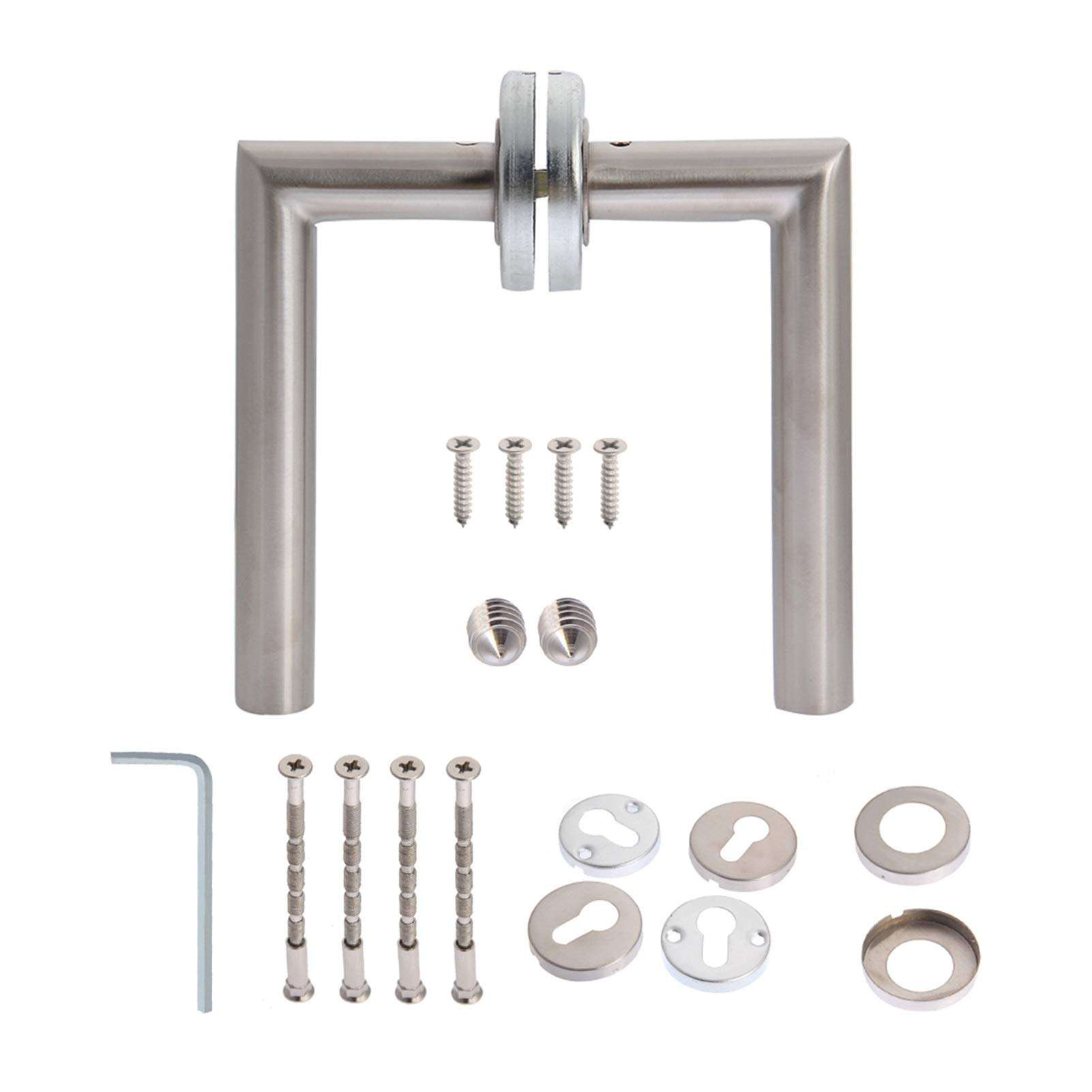 WSZMD Closet Passage Door Locks Handle Door Sliding Interior Door Handles 1 Set Household Accessories Entrance Gate Lever Knob for Bedroom Bathroom, Internal Lever Handle 1