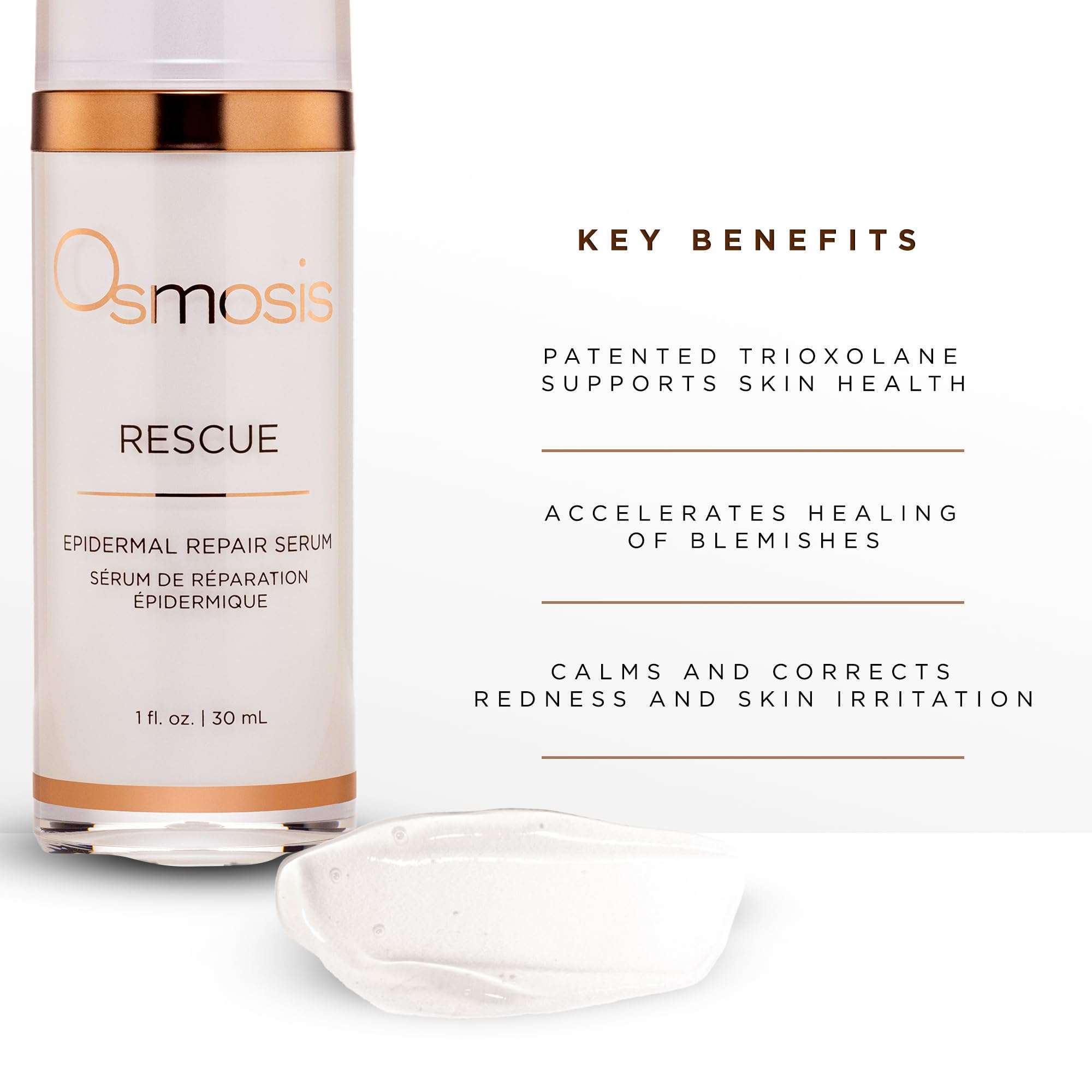 OSMOSIS Facial Cleanser and Serum Kit, PURIFY (1.69oz) Enzyme Gentle Exfoliating Facial Cleanser, RESCUE (1oz) Epidermal Repair Facial Serum Calms Skin 6