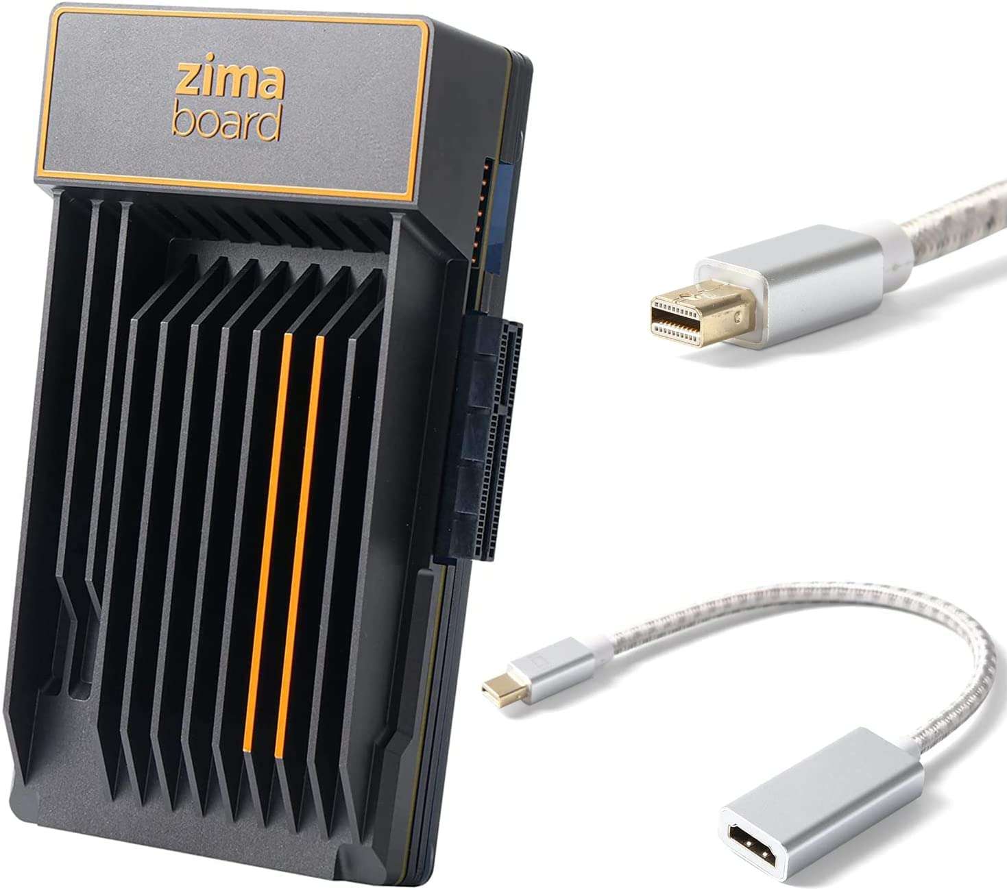 zimaboard 832 Ready to Play Kit with Mini DisplayPort Male to HDMI Female Cable 1080P 1