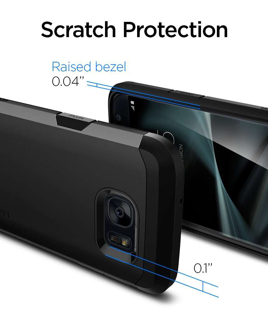 Spigen Tough Armor Designed for Samsung Galaxy S7 Case (2016) - Black 4