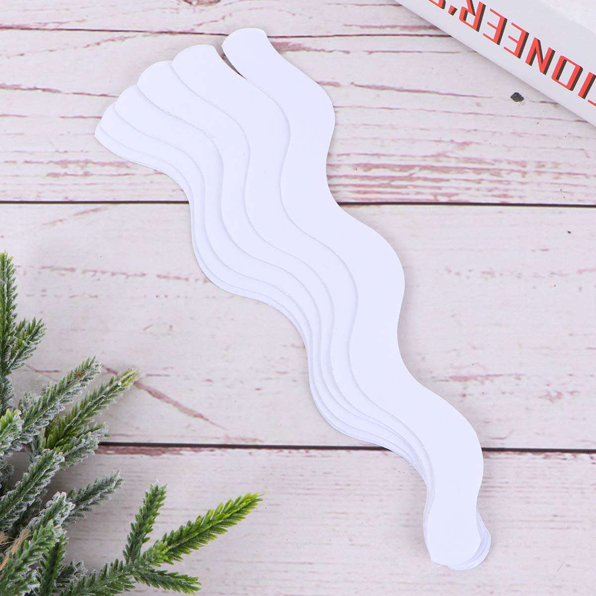 TOPBATHY Bathtub Non Slip Stickers Anti Slip Shower Strips Treads Safety Tubs Mat for Stairs Steps Ladders Kitchen Toilet Adhesive 12pcs Wavy Shape 5