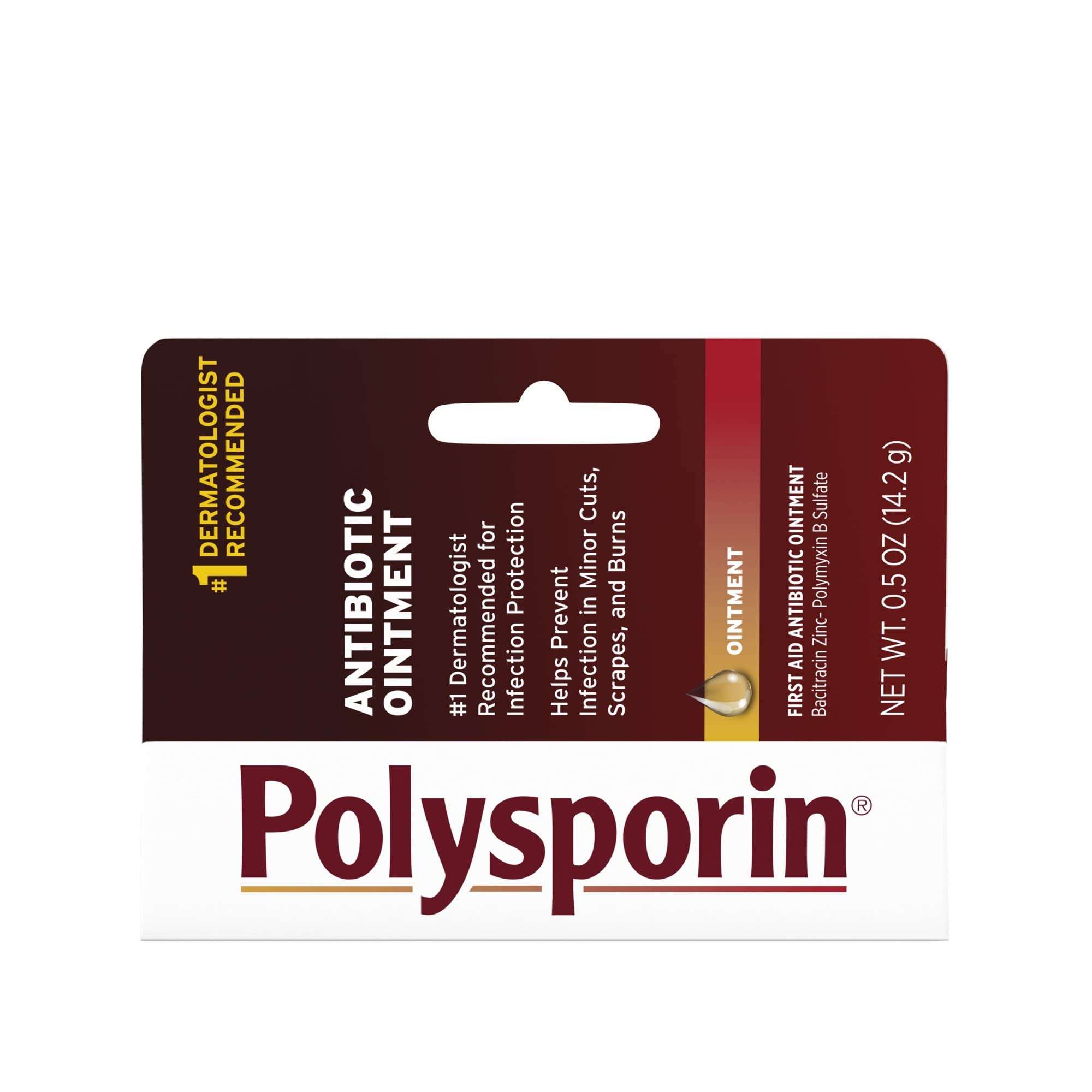 Polysporin First Aid Antibiotic Ointment, 0.5 Oz (Pack of 5) 4