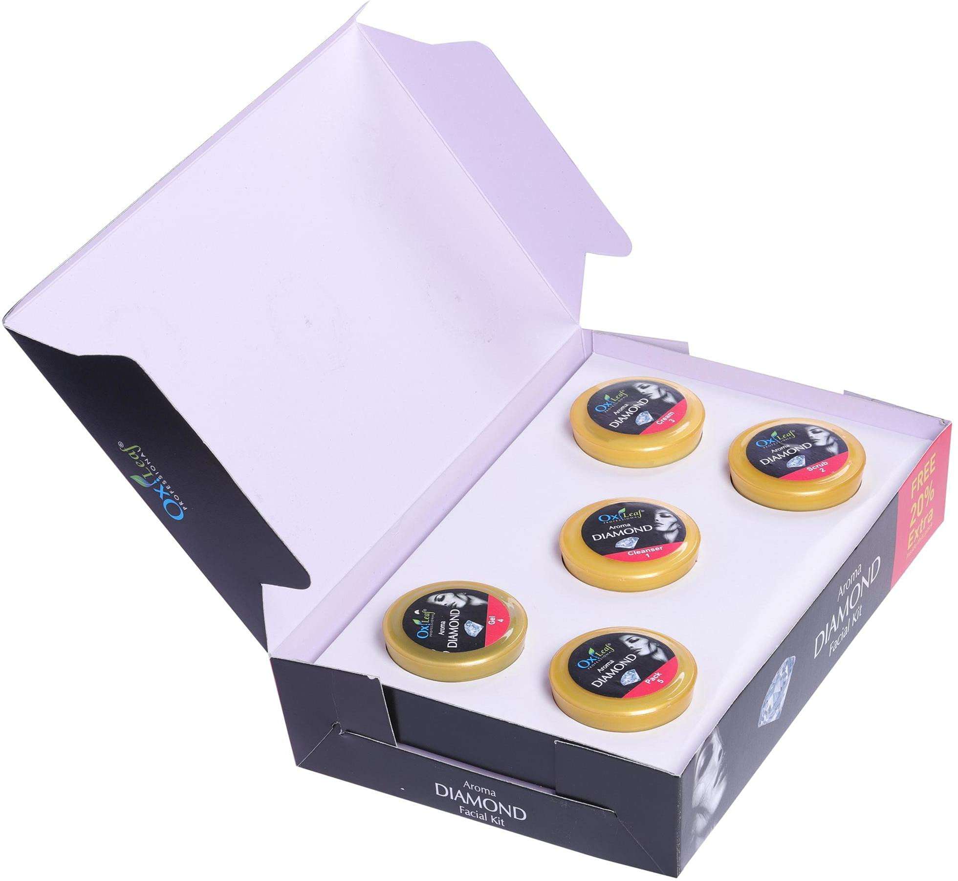 Oxileaf Professional Aroma Detox Bamboo Charcoal & Aroma Diamond Facial Kit Combo 1400g 5