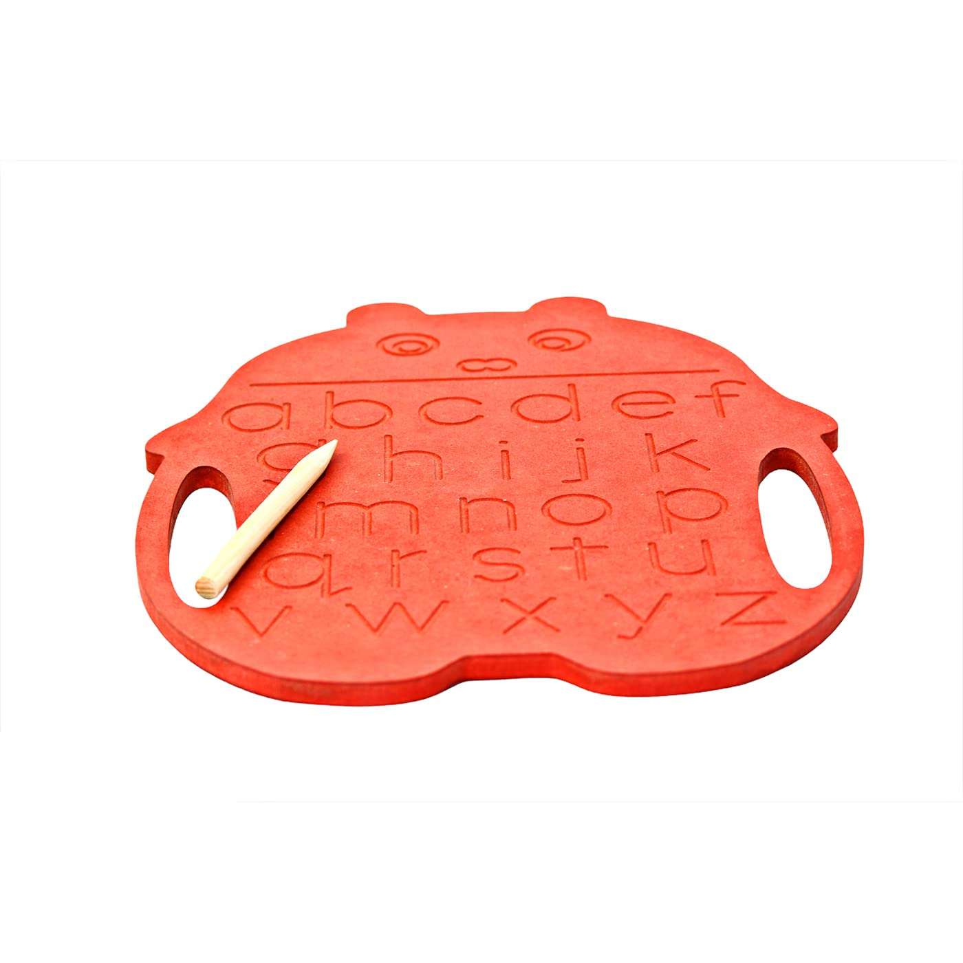 Whittlewud Both Sided Alphabet Tracing Board for Montessori Educational Toys, English Upper Case & Lower Case Reading and Writing Learning Toys for Kids 3