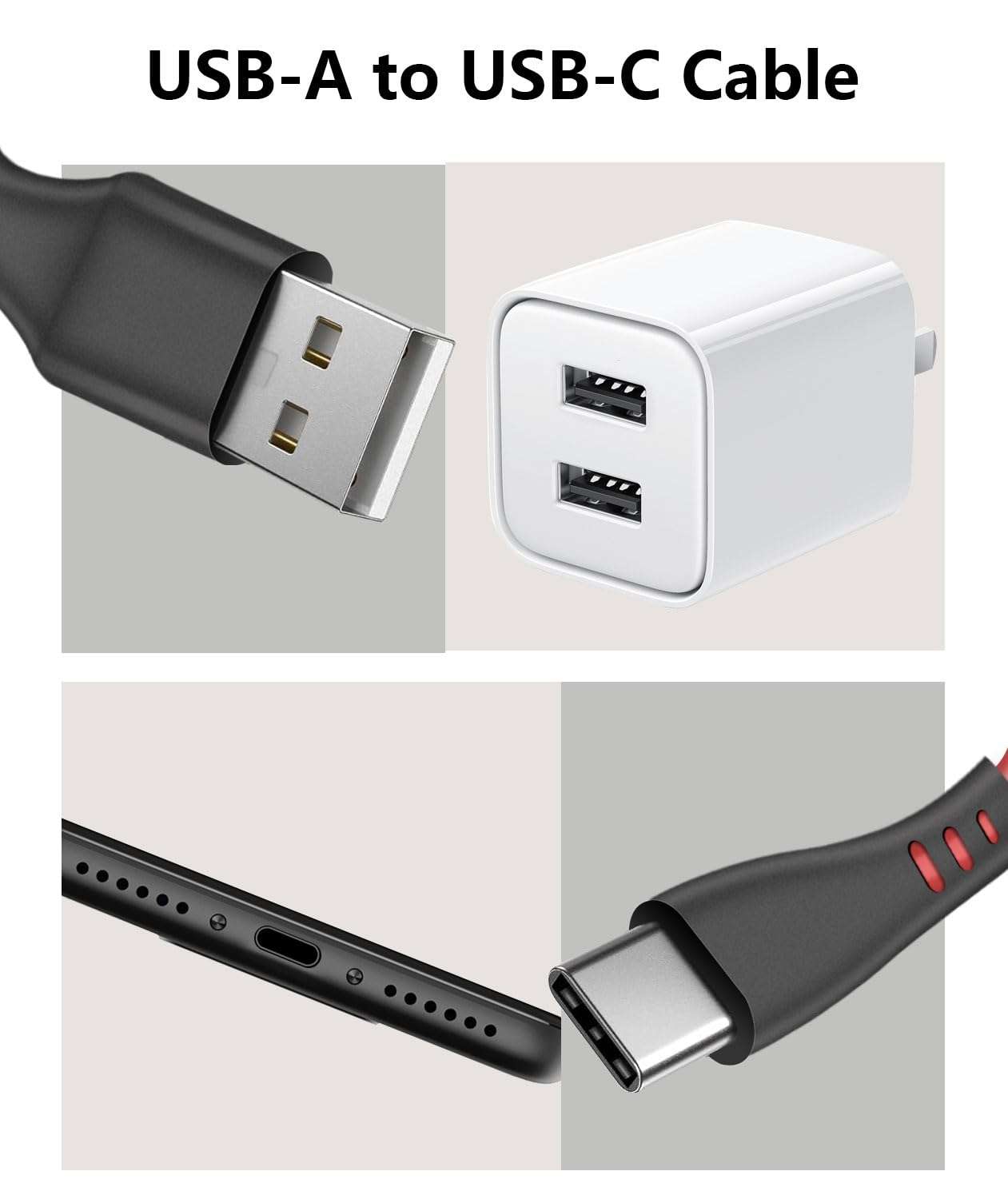 Android Kids Tablet USB Type C Cable 6Feet 5V 2A Compatible with Samsung Galaxy Android Tablet Toddler Tablets Google Play Kids Tablet 4