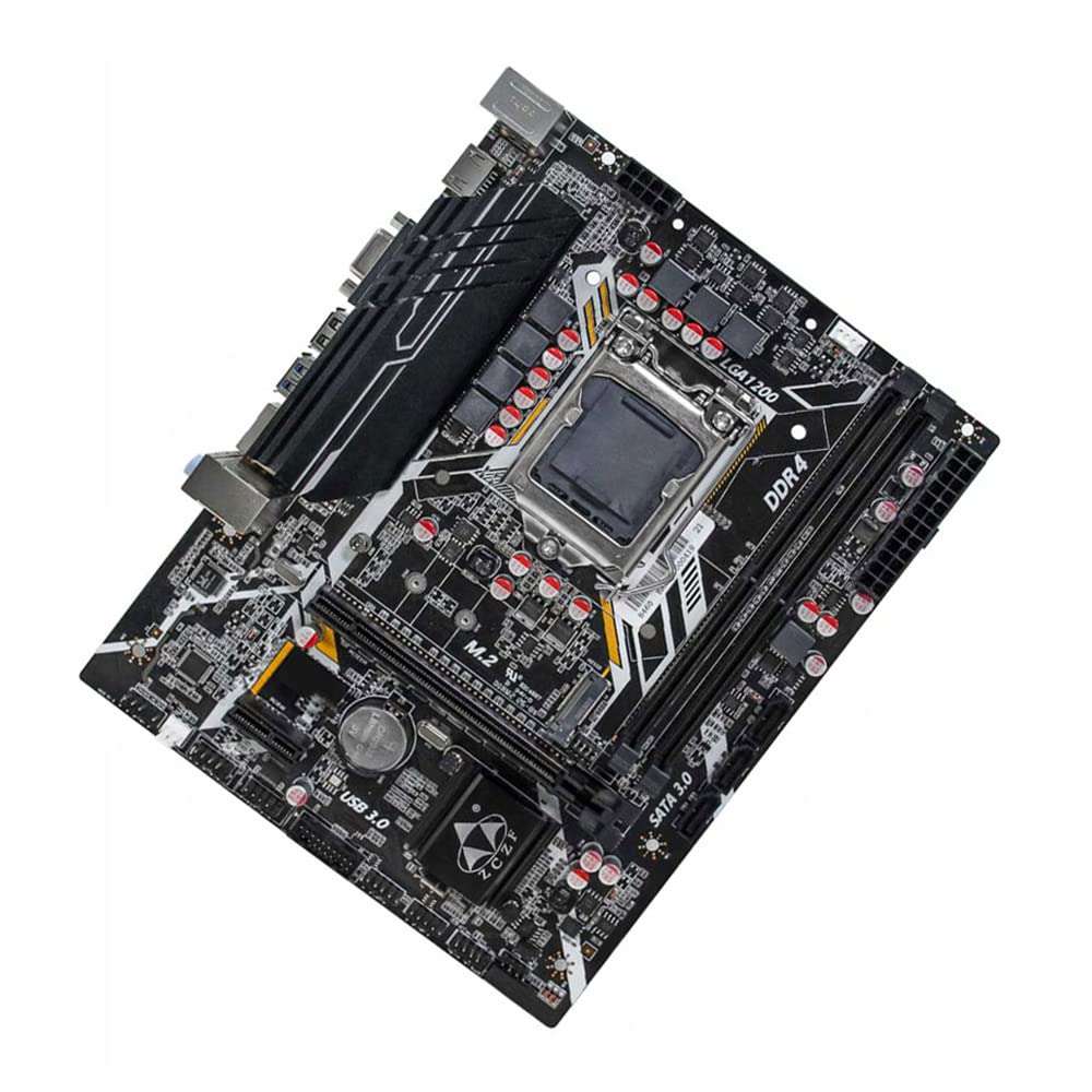WOTAO H410 Gaming Motherboard 2666MHz Frequency LGA1200(10th Gen) Compatible with Core i3/i5/i7/i9 & Celeron/Pentium 5