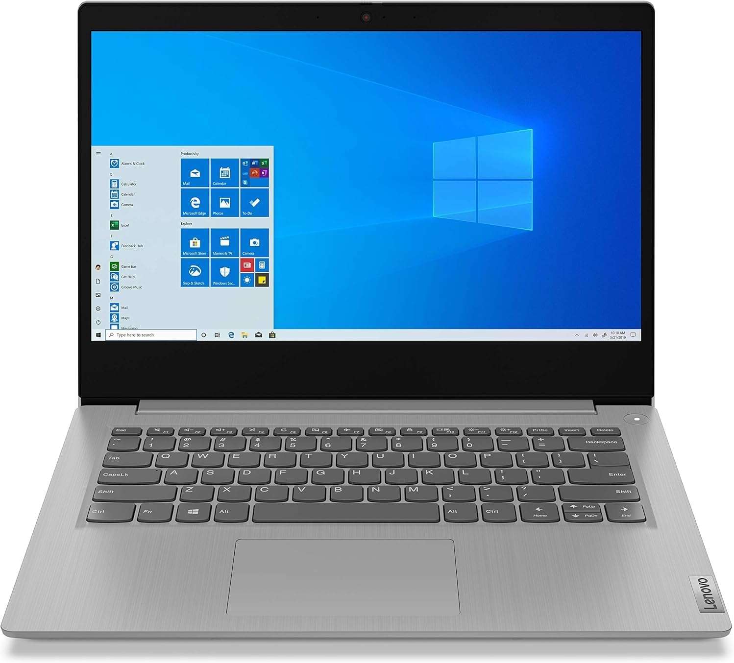 Lenovo IdeaPad 3 14IIL05 2024 Laptop, 2-Core Intel Core i3-1005G1, 14" FHD IPS Display, Intel UHD Graphics, 4GB DDR4 512GB SSD, Fingerprint, Wi-Fi 5, Win11 Pro 1