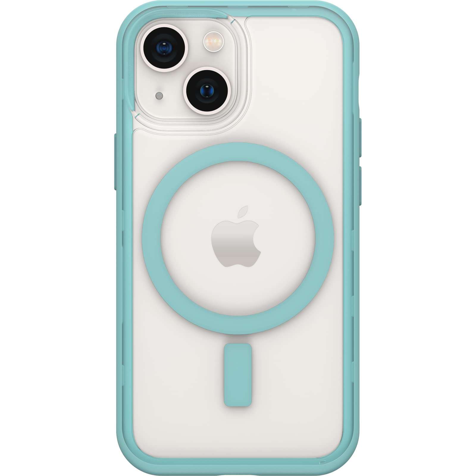 OtterBox Clear Case With Colorful Grip Edge for iPhone 13 Mini - DISCOVERY (Clear/Light Blue) 3