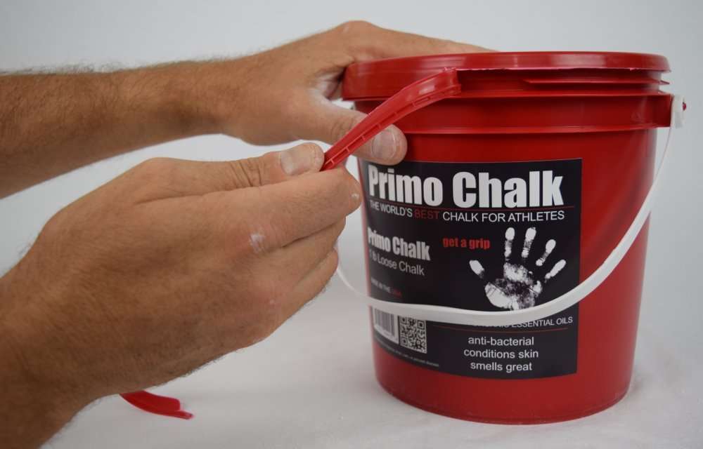 1 lb Loose Chalk in Reusable Bucket - Primo Chalk 4