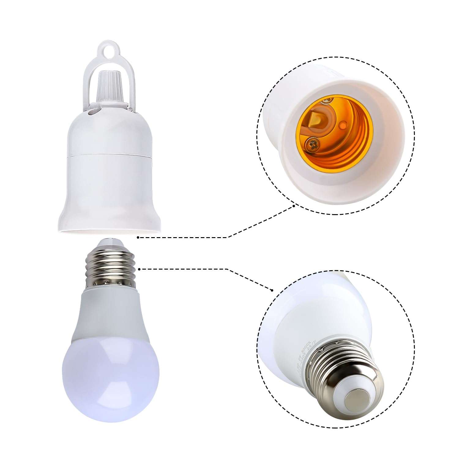 Howarx Mushroom Lamp Components Kit for 3D Printing (Warm Light) 5