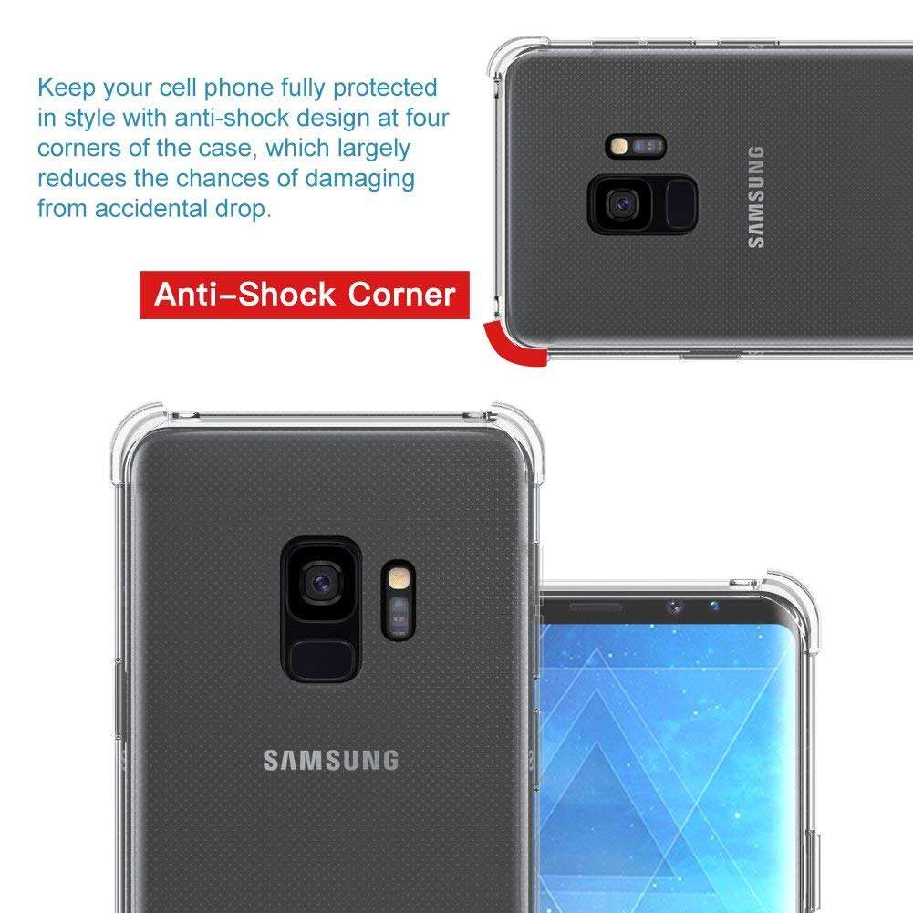 J&D Case Compatible for Galaxy S10 Case, Corner Cushion Ultra Clear Shockproof Protective Slim TPU Bumper Case for Samsung Galaxy S10 Bumper Case, Not for Galaxy S10 Plus/Galaxy S10 E/S10 5G 3