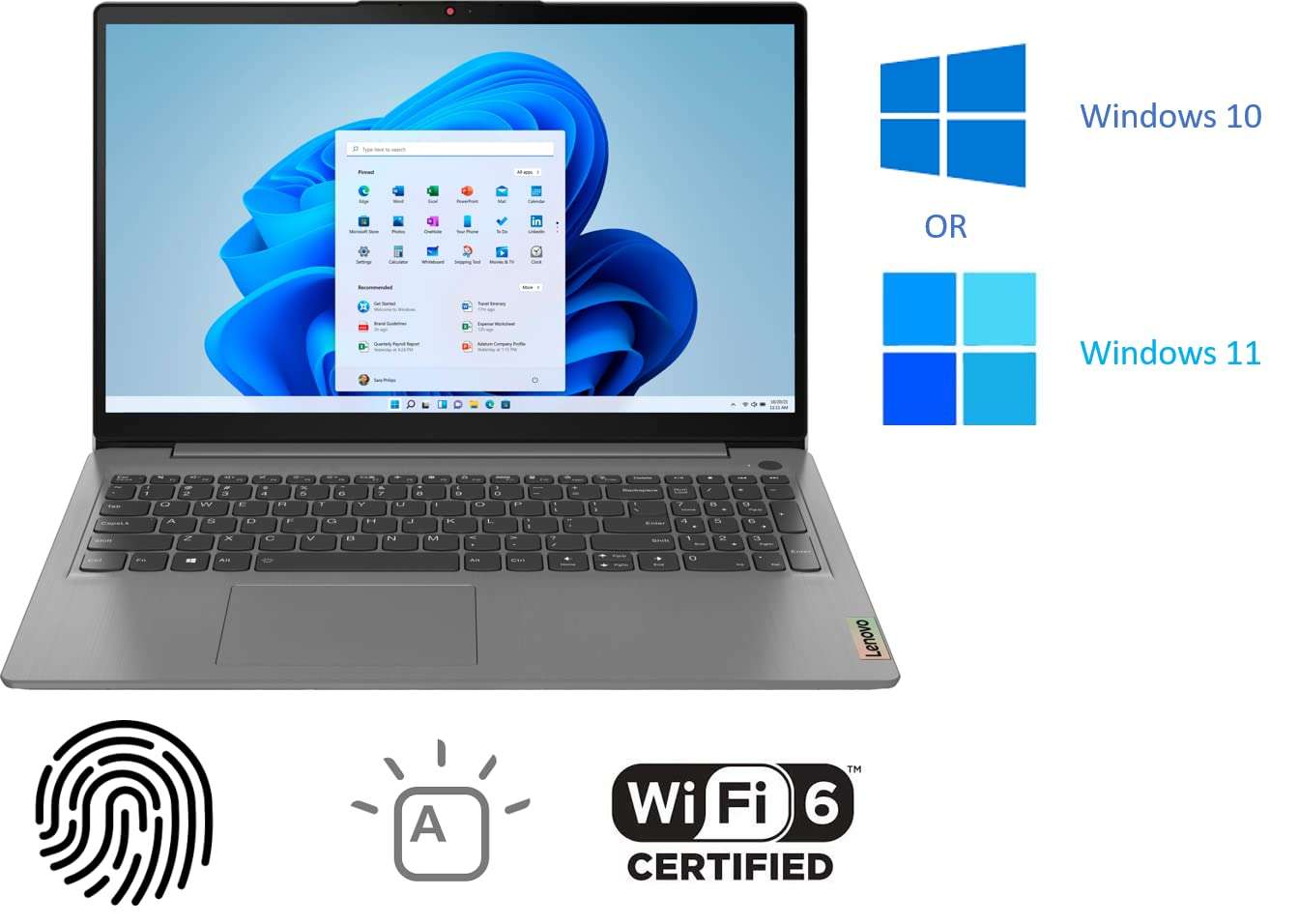 Lenovo 2022 IdeaPad 3 15.6" Full HD 1080P Touchscreen Laptop, 11th Gen Intel Quad-Core i5-1135G7 Up to 4.2GHz (Beats i7-1065G7), 12GB DDR4 RAM, 512GB PCIe SSD, Backlit Keyboard, WiFi 6, HDMI, Windows 2