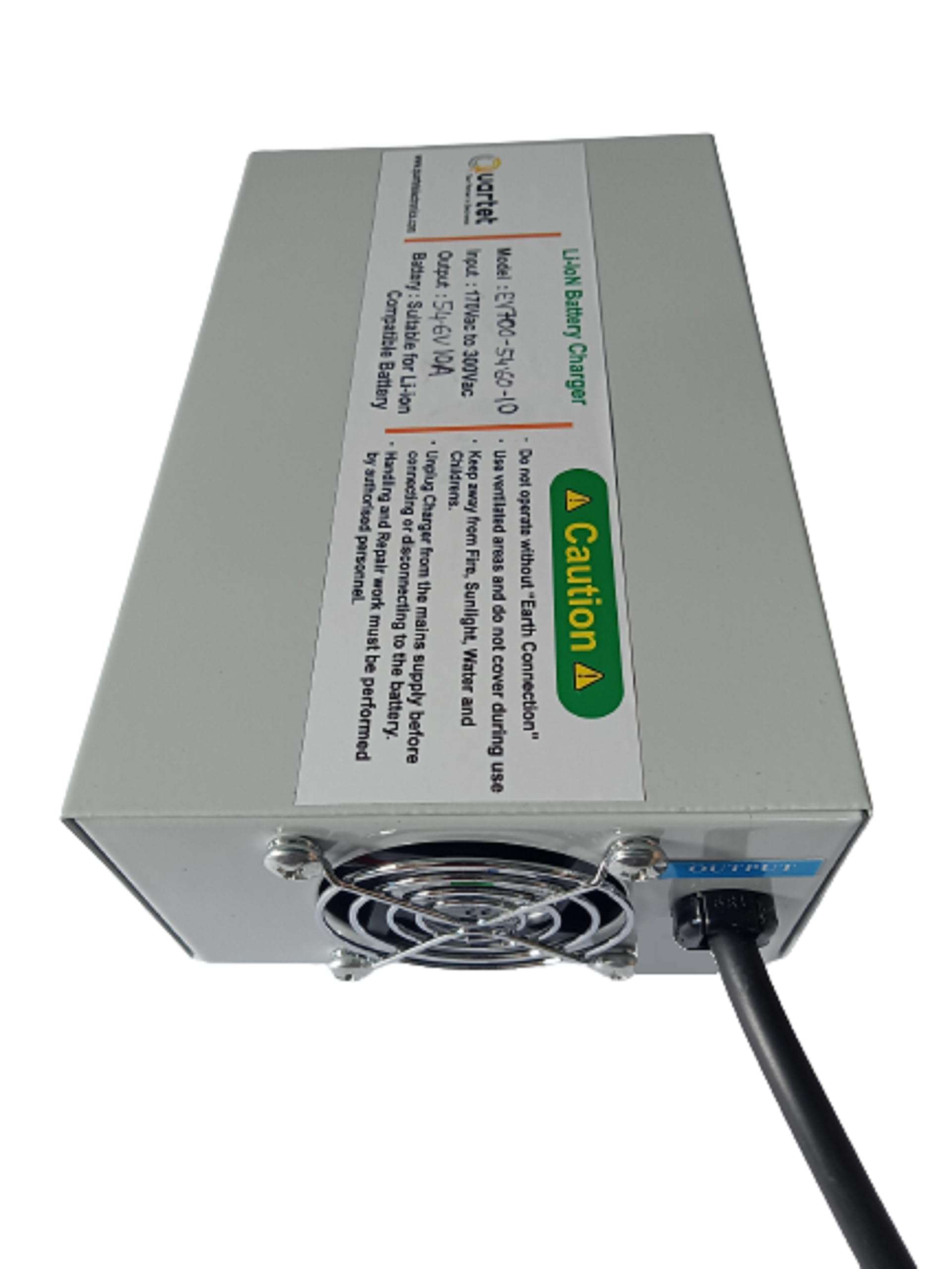 Quartet 48 Volt 54.6 Cut Off 10 Amp EV Charger for Electric Bike 5