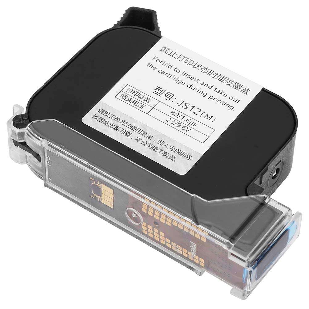 Quick-Drying Ink Cartridges for 530 Handheld Date Coder Inkjet Printer, Black 3