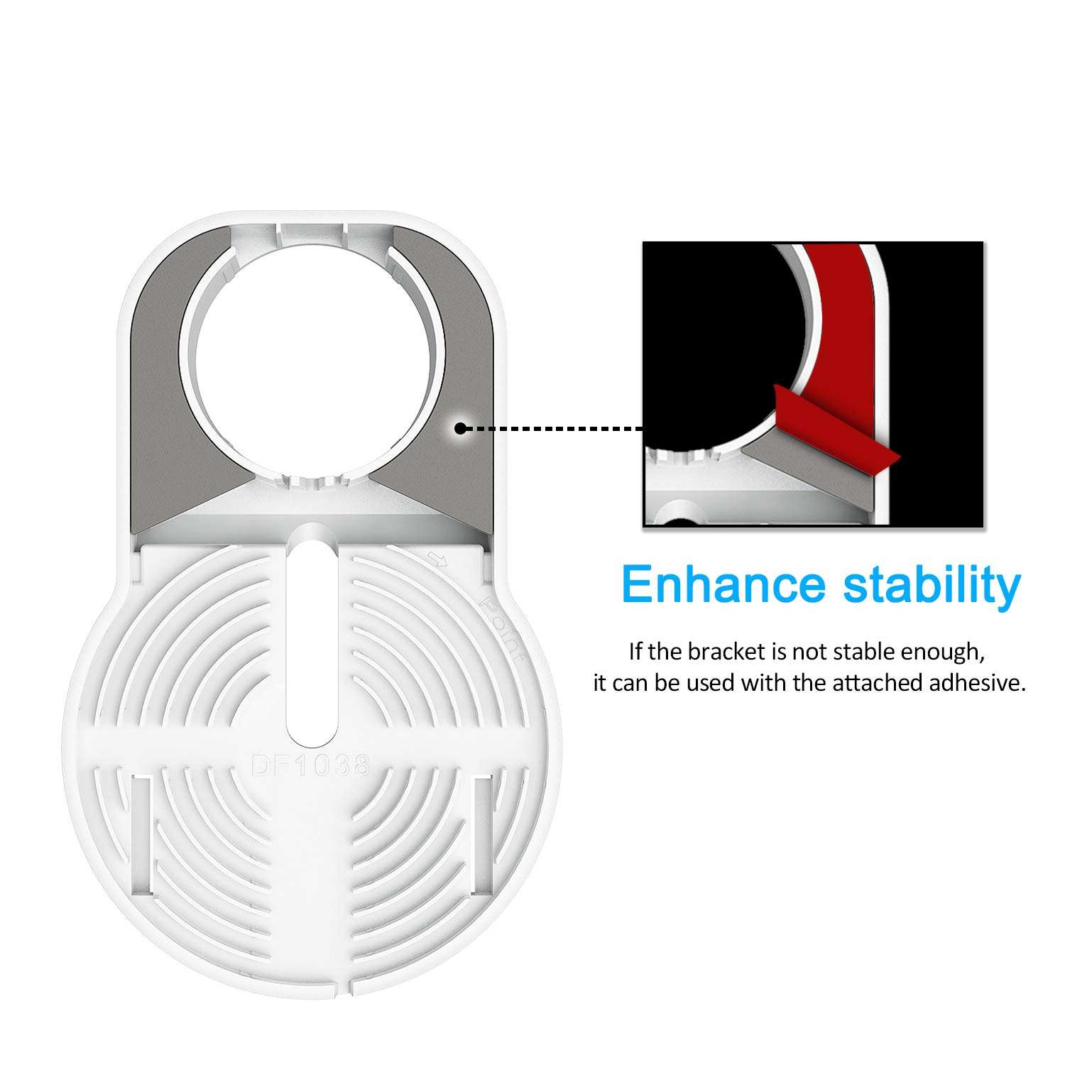 Wall Mount for Google Nest WiFi Router(2nd Generation), Screwless Space Saving Outlet Holder for Cord Arrangement(1 Pack) 4