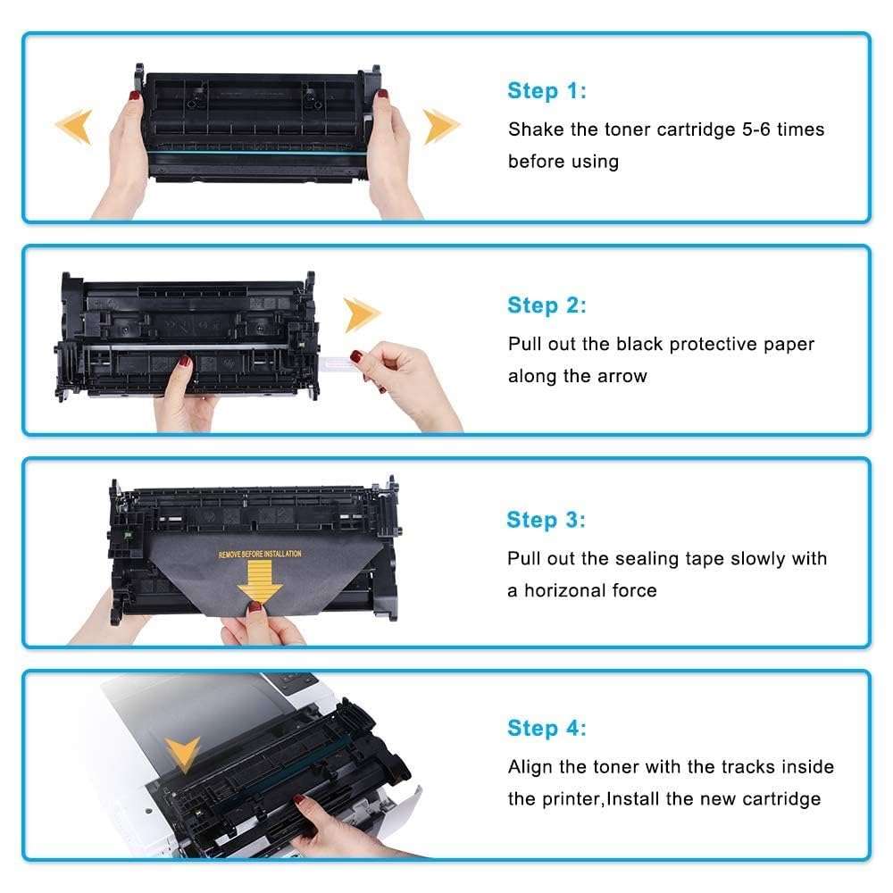 78A CE278A Black Toner Cartridge Replacement for HP 78A CE278A Toner Cartridge for HP Laserjet P1606dn 1536dnf MFP M1536dnf 1606dn P1606 P1566 P1560 Printer Ink -4 Pack 6