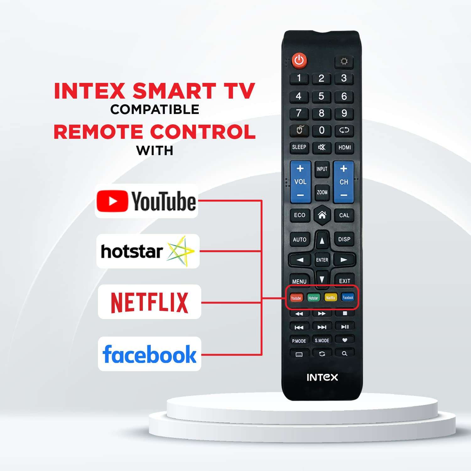 Intex 80 cm (32 inches) HD Ready Smart LED TVLED-SHF3289 (Black) 5