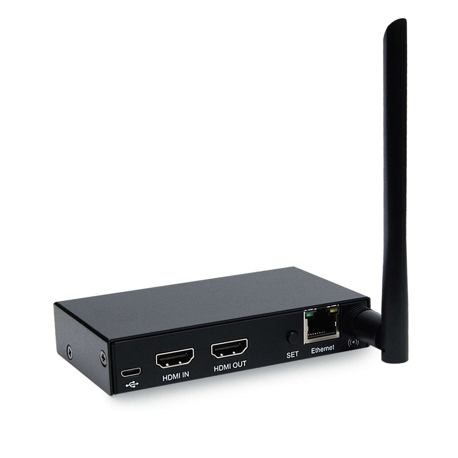 DDMALL H.265 H.264 HDMI Video Encoder, 4K@60Hz HDMI Input and Real Time Local Output, WiFi & Ethernet, RTMP, RTMPS, RTSP, TS, UDP, RTP, Multicast, Unicast, YouTube Live, Facebook, and More (HEV-10W) 1