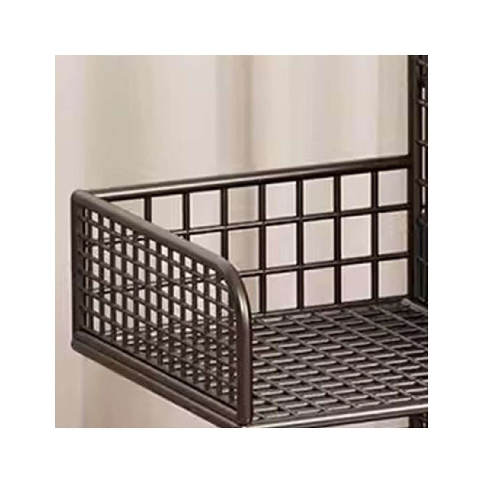 FURUIM2024M Library Storage Cart Bookshelf Storage Movable Table Edge Small Cart Storage Rack Table Edge Cabinet Rolling File Cart 5