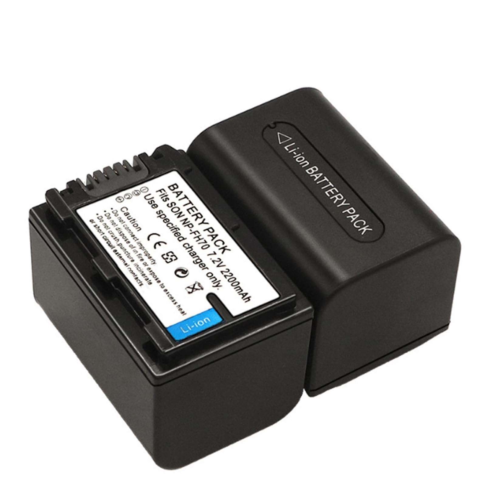 Zsolarigt NP-FH70 Replacement Camera Battery 7.2V 2200mAh for Sony HDR-CX110 HDR-CX150 HDR-CX12E HDR-CX6EK HDR-CX7 HDR-CX7E HDR-CX-150/E HDR-350/E HDR-550/E HDR-CX550V Camera 1