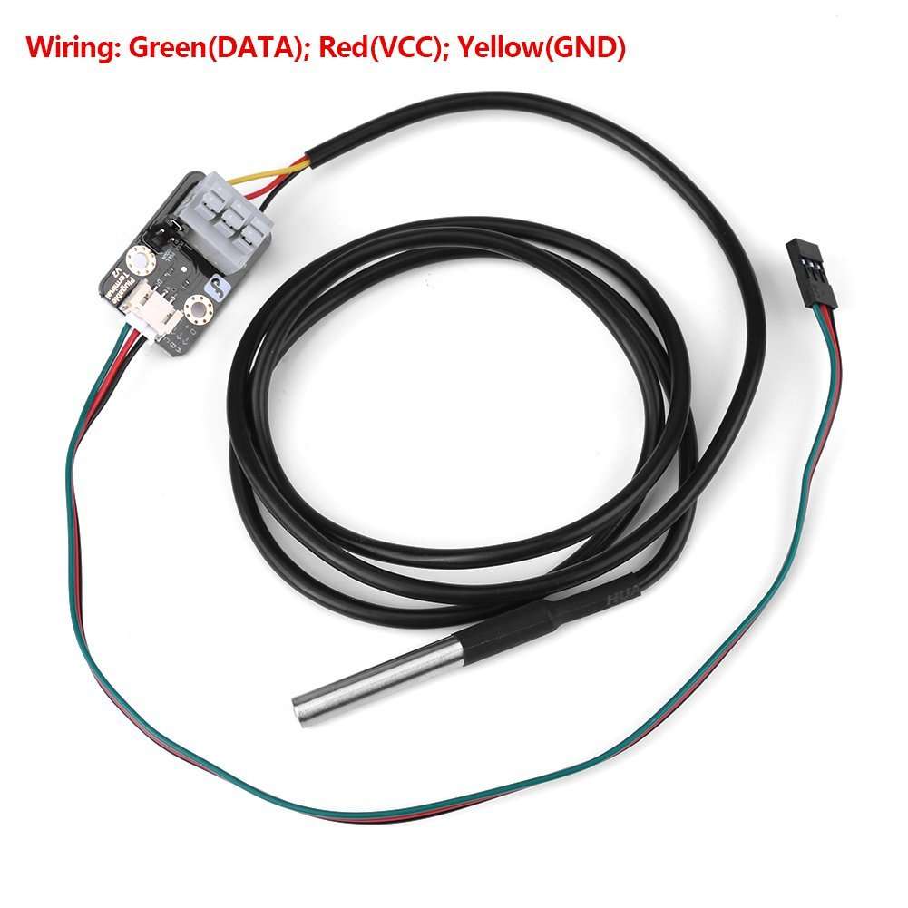 DS-Wang Module Temperature Sensor, DS18B20 Water Temperature Sensor Transducer Module with Waterproof Probe for Soil Temperature Detection, Water Tank Temperature Control,etc 3