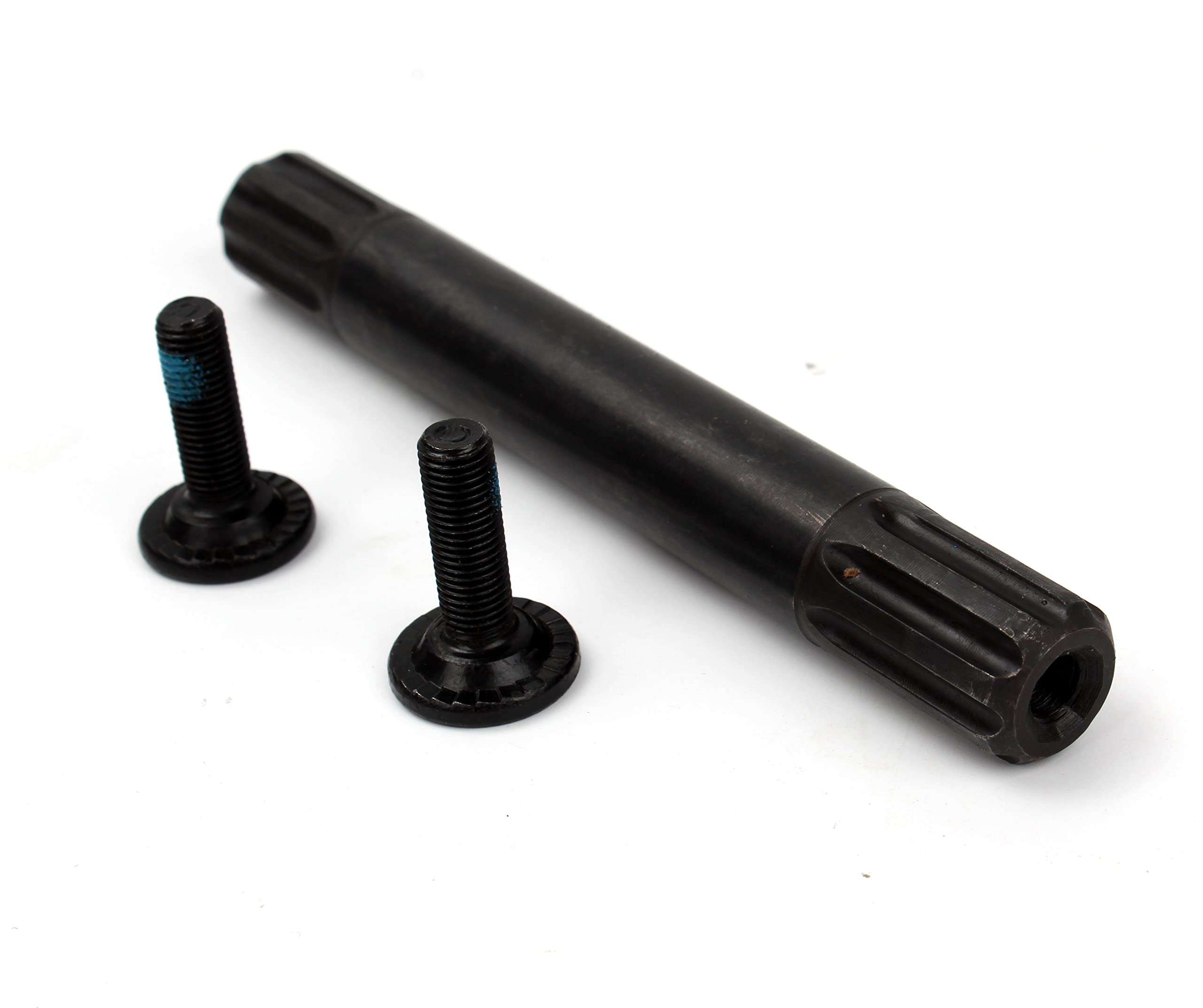 IGIUA 8 Spline CHROMOLY BMX Spindle for 19mm Bottom Bracket Black
