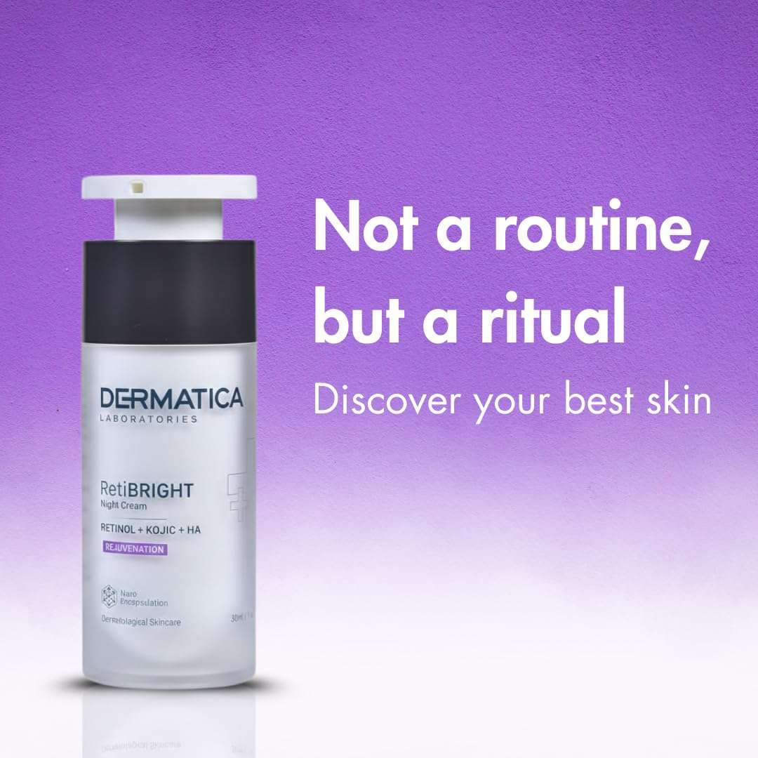 Dermatica RetiBright Night Cream | For Rejuvenation of Skin | 30ml 4