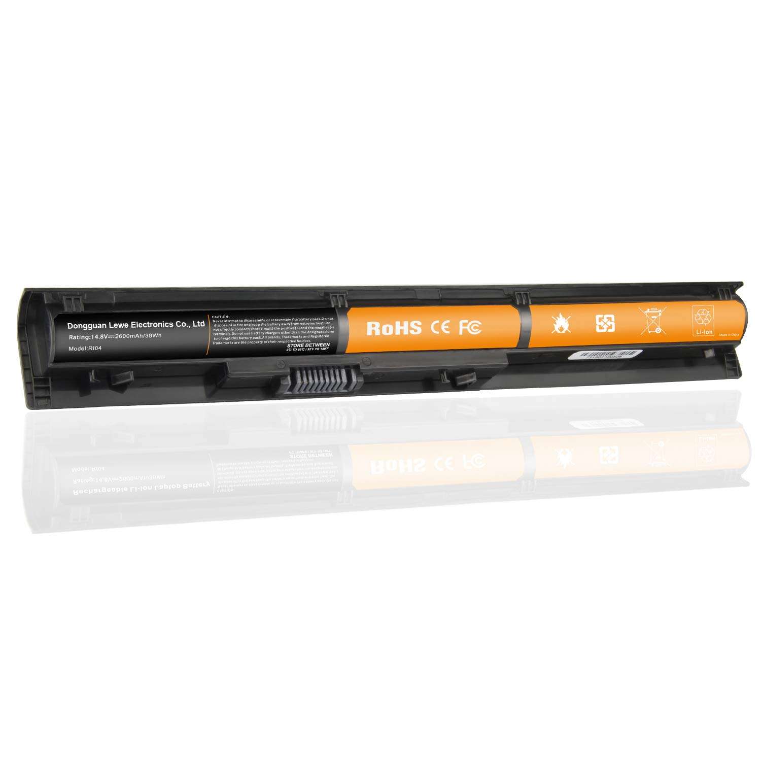 RI04 Laptop Battery for HP RI06XL HP Envy 15-q001tx ProBook 450 455 470 G3 Series 805047-851 HSTNN-DB7B HSTNN-PB6Q HSTNN-Q94C HSTNN-Q95C HSTNN-Q97C P3G15AA [Li-Polymer 14.8V 2600mAh/38WH] 2