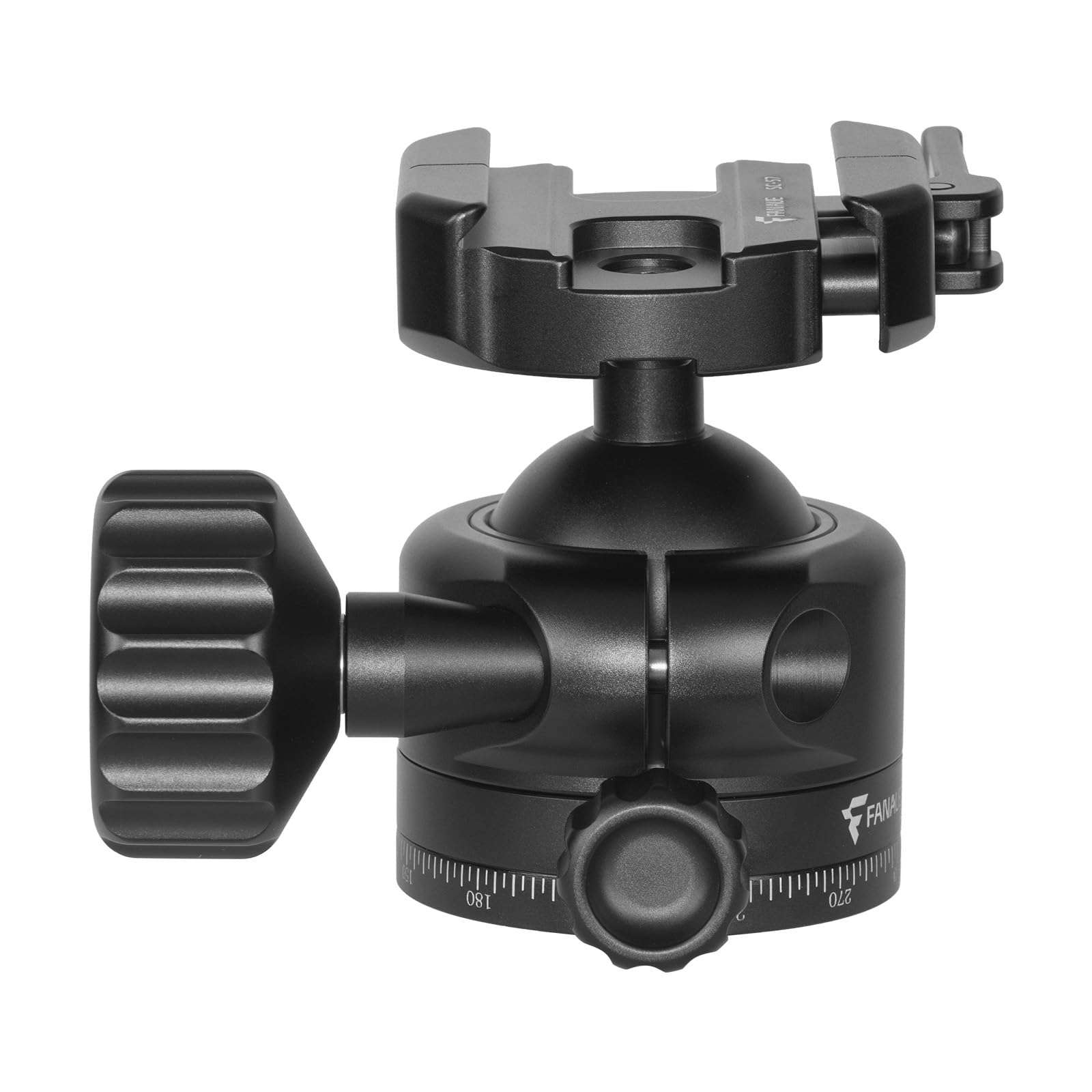 FANAUE XB-40T Tripod Ball Head Mount Compatible with Arca Swiss Quick Release Plate 3/8" Thread Mount 360 Panorama Rotation for Tripod Monopod DSLR Camera Camcorder Telescope 1
