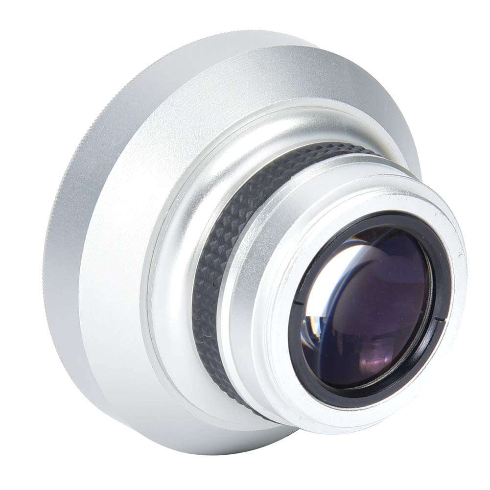 37mm 0.25X Super Fisheye Lens Additional Lens, Fish Eye Lens Phone, Silver Strong Applicability, for Macro Closeup Shooting, for 37mm Caliber Camera Lenses 1