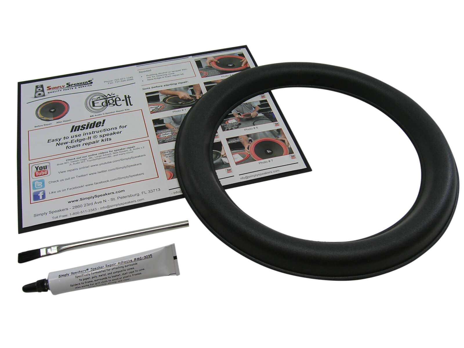 JL Audio 12" Single Foam Speaker Repair Kit, 12W6v2-D4, FSK-12JLv2-1 (Single) 1