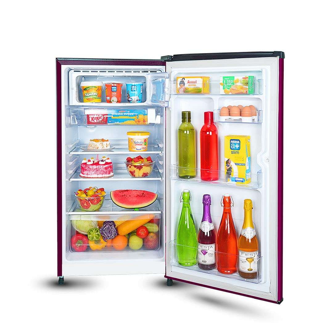 GEM 180 L 2 Star Direct-Cool Single Door Refrigerator (‎GRDN-2052BRTC, Plain Red) 5