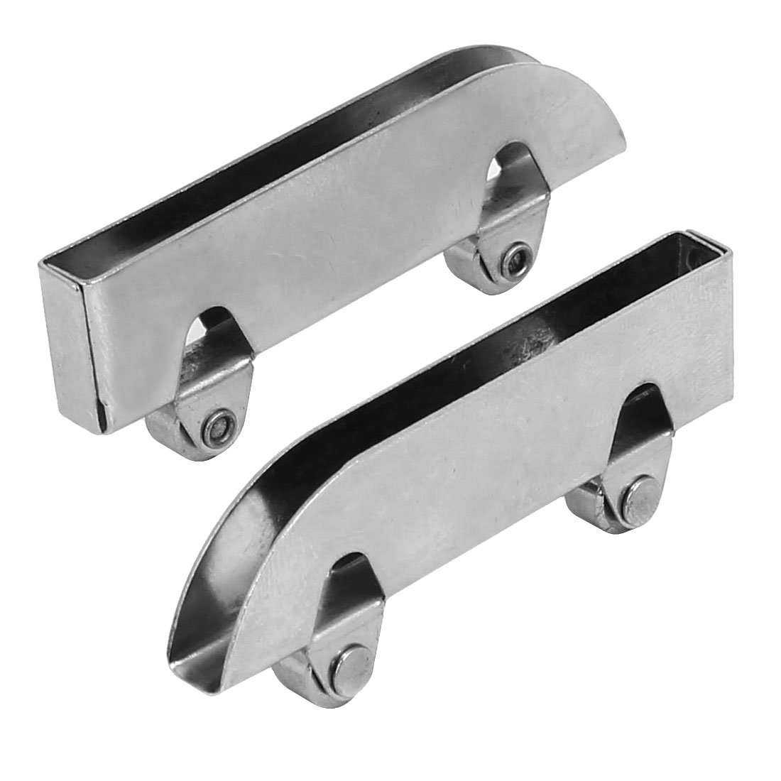 Aexit Showcase Cabinet Door Hardware & Locks Door Stainless Steel Glass Sliding Roller Wheel Sliding Door Hardware Pulley 5pcs 3