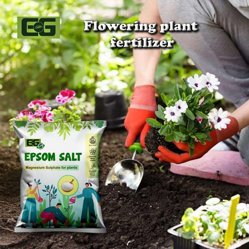 Elamgreen Epsom Salt For Plants 5kg magnesium sulphate Fruit and flower fertilizer vegetable fertilizer 3