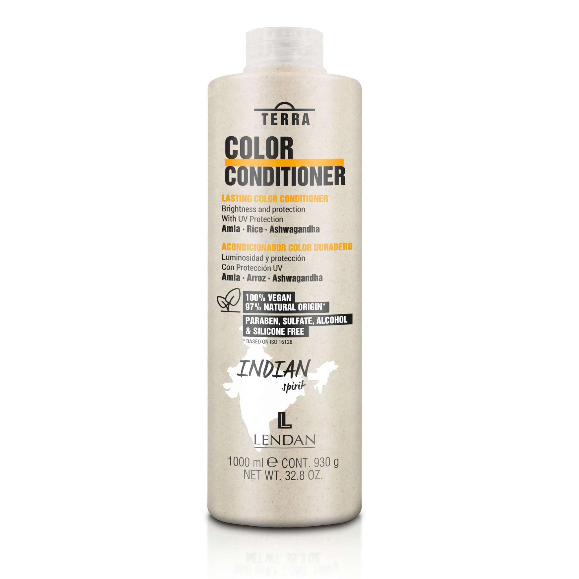 Lendan - Colored Hair Conditioner - Terra Color Conditioner - 1000 ml - Hydrates and Softens Hair - Improves Hair Color Intensity - Strengthens Hair - Shiny Hair - Vegan 1