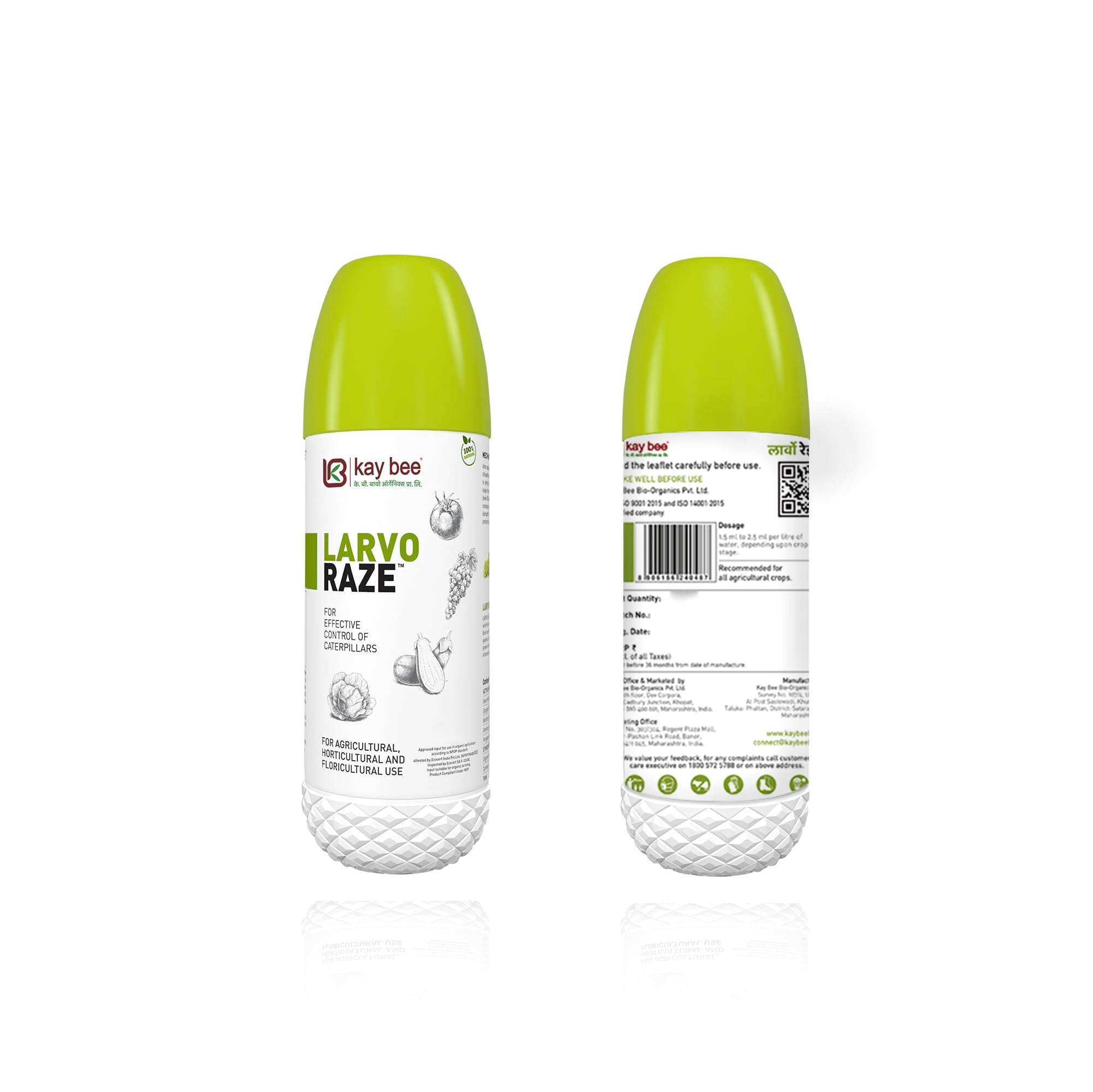 Kay Bee Larvo Raze | Organic Larva Control for Plants | Natural Larva Control for Crops - 500 Ml 3